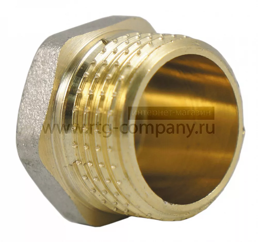 Пробка НР наружная резьба 1/2" (JIF251) уп 10 шт
