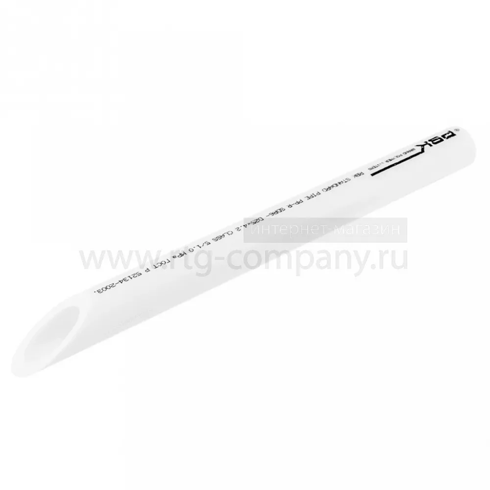 Труба полипропиленовая PPRC PN20 / 20 *3,4 РВК, белая