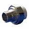 Муфта комбинированная ППР разъемная PPRC НР 20х1/2" РВК, наружная резьба, под муфту, белая
