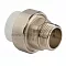 Муфта комбинированная ППР разъемная евроконус PPRC НР 40х1 1/4" TEBO НАР резьба, белая (уп. 20 шт)